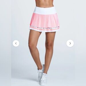 Lucky in Love Cocktail Picnic Pleated Skirt-14"